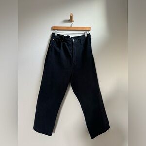 Levi’s Rib Cage Straight Ankle - Black Sprout